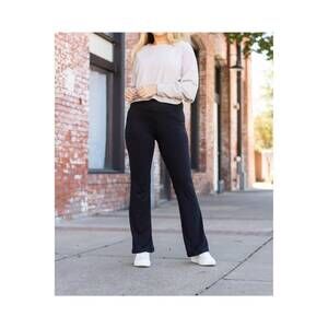 NEW JULIA ROSE vanessa bootcut leggings in black